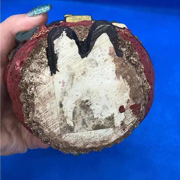 Decorative Christmas Holiday Round Santa Figurine - Picture 6 of 6